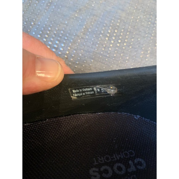 Crocs Clog NERIA PRO II Work Clog Black Leopard Dual Comfort Nurse Cook size W6 - Picture 8 of 11